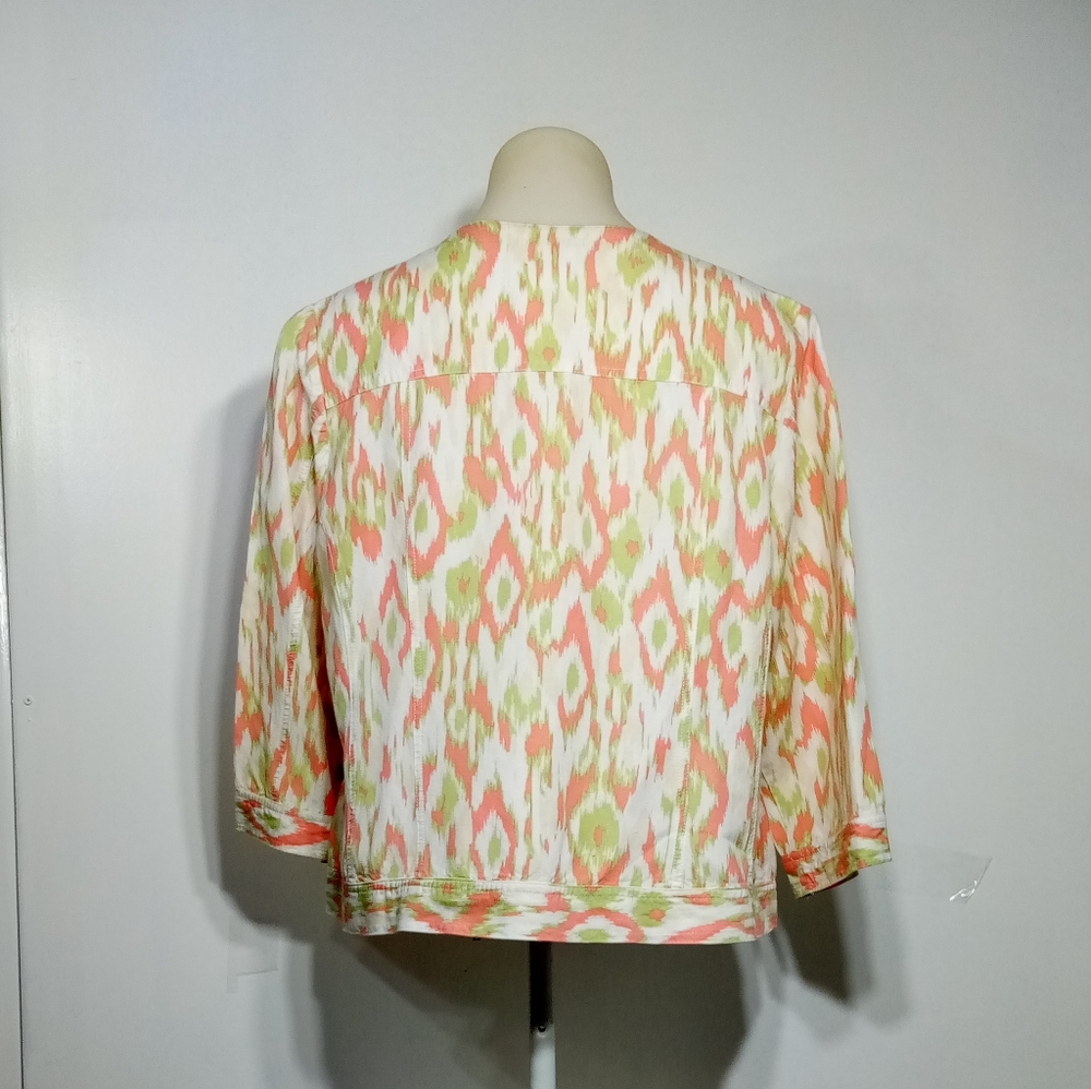 Ruby Rd Button Down Light Weight Jacket Sz 16W - Picture 5 of 5